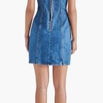 Steve Madden Corset Denim Minidress size Large NWT Photo 1