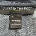 A pea in the pod  maternity womens size large pullover long sleeve feather tee Photo 5