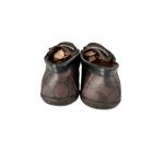 Coach Olympia Pebble Grain Flats Leather Loafers Womens 6.5 Brown Shoe Photo 2