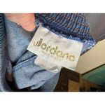 Christopher & Banks midi skirt denim 1980s button front Photo 6