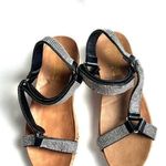 Catherine Malandrino Women's Bejeweled Low Heel Wedge Sandals Sz 6.5 Photo 0