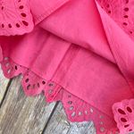 Trina Turk Praise Eyelet Ruffle Sheath Dress Cosmo Pink Photo 2