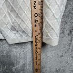 Dress Barn  Cardigan Shell Twin Set Ivory L Diamond Sequin Sparkle Luxe Knit Bling Photo 10