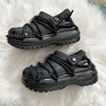 Crocs NWOT Rauw Alejandro x Mega Crush Clog in Black w/ Extra Laces Photo 1