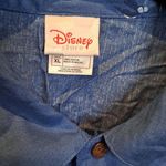 Disney Characters Blue Button Up Hawaiian Shirt Size XL Photo 2