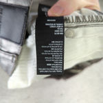 Free People Phoenix Skinny Jeans Silver Faux Leather Metallic Pants Women's 28 Photo 7