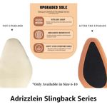 Multicolor Tweed Slingback Sandals Size 7 White Photo 13