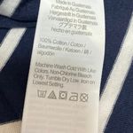 J.Crew Navy Blue White Striped Short Sleeve Crew Neck T Shirt Mini Dress Size 2X Photo 3