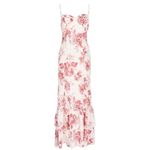 Reformation  pink and white floral dress NWT Photo 1