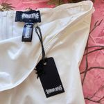 Dolls Kill New with tags white latex strapless mini dress Photo 3