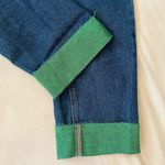 SheIn Green Cuffed Mom Jeans Photo 3