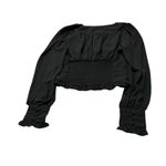 Essue E.SSUE black slightly cropped dressy blouse Photo 3