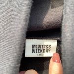 Weekday  black cowl neck sweatshirt dress Photo 2