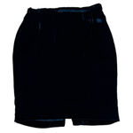 Marion Digney New York Black Velvet Skirt Business Career Party Fitted Size M Photo 0