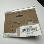 Erica Lyons Glass Brown Amber Shade Bead Beaded Pierced Dangle Drop Earrings NWT Silver Photo 7