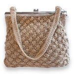 Handmade Light Beige Crochet Purse. Never used! Tan Photo 0