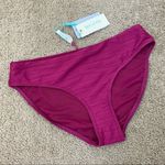 Sea Level Casablanca High Leg Mid Rise Bikini Bottom Ruby 8 Red Photo 2