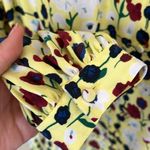 Equipment  yellow floral silk blouse Photo 9