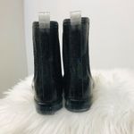 INC Women’s Raelynn Rain Black Glitter rain Boots sz 6 Photo 4