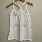 Victoria's Secret  White and Gold Women's Tank Top Super Model Essentials Y2K  XS Photo 3