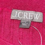 J.Crew NEW Fuchsia Pink Short Sleeve Silk Blend Cropped T Shirt Top size Small Photo 5