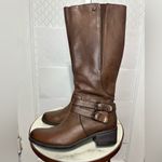 Bussola Trapani Knee High Riding Boots EU 39 8.5 brown Leather Photo 4