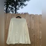 White Stag Vintage  Cream Sweater- Size large 12/14 pom pom Y2k cozy boho‎ Photo 4