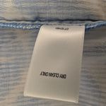 Taylor Dress Circle Geometric Blue Cream Size 2 Hoco Wedding Party Brunch Photo 4