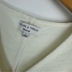 Madewell Texture & Thread Button Front Tank Top Sz Small Cream Knit Photo 6