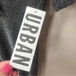 Urban Outfitters NWT Sparkly Tie Front Black Short Sleeve Dress Size Medium Photo 6