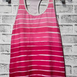 Champion  Women's Pink and white Striped ombré Tank Top‎ racer back size M Photo 0