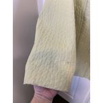 Eileen Fisher  Light Green Quilted Button Front Jacket Size 1X FLAWS Cotton Blend Photo 4