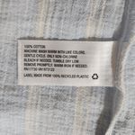 Ava & Viv  Light Blue Striped Button-Up Shirt Size 2X Blue Stripe Sheer Top Photo 6