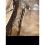 Womens Faux Leather Backpack Convertible Shoulder Bag Travel Daypack Brown Photo 4