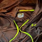 Under Armour Brown Fitted lightweight Hoodie with monkey thumbs and hood Photo 8