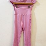 Frankie's Bikinis Pink Lively High Waist Leggings Size Small Photo 2