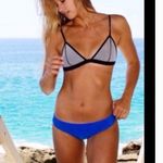 Triangl Blue Neoprene Bikini Bottom Photo 5