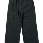 Old Navy  High Rise Linen Blend Wide Leg Pants Black Jack Size Medium Photo 0