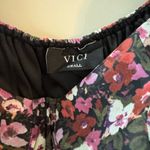 VICI  Floral Puff Sleeve Blouse - Pink and Purple Photo 4