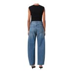 AGOLDE  Split Luna High Rise Pieced Taper Barrel Jeans Medium Wash Cool Girl 28 Photo 1