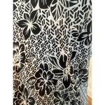 Charter Club  Black & White Floral 100% Silk Maxi Dress - 14 Photo 4