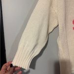Wooden Ships  Cream Sweater with Pink Text “Salty but Sweet” in size M/L Photo 4