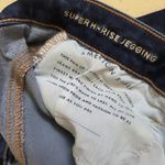 American Eagle  Outfitters Women's High Rise Distressed Jeans Jeggings- Dark Blue Photo 3