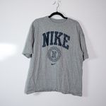  Women's The Nike Tee Oversized Fit Cotton Graphic Print Tee Shirt Gray M Photo 0