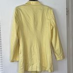 George Women's Butter Yellow Blazer Stretch long coat single vent pockets‎ 8 Photo 2