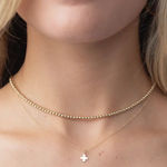 ENewton  gold cross necklace Photo 0