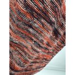 J Jill Sweater Women LARGE Orange Blue Pure Jill Long Sleeve V Photo 1