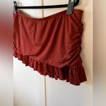 La Blanca  Women’s Plus NWOT Swim Bikini Ruffle Bottom Skirt‎ Cinnamon Size 20 Photo 2