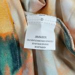 Saints + Secrets Mini Dress Orange Multi Tie Dye Cowl Neck Party Going Out Small Photo 7