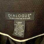 Dialogue  Dress Swing Coat.‎ Women’s. Size Medium. Black Photo 4